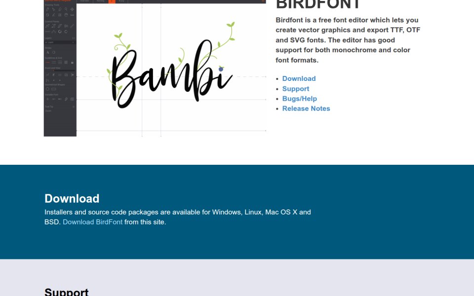 Birdfont