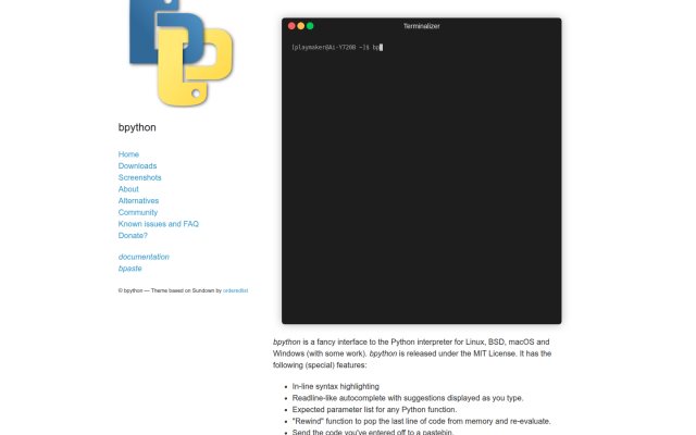 Bpython Interpreter
