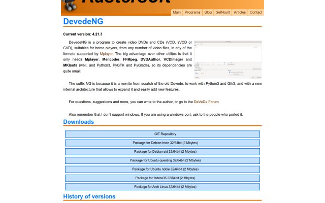 DevedeNG