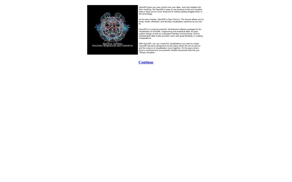 OpenDX Data Explorer