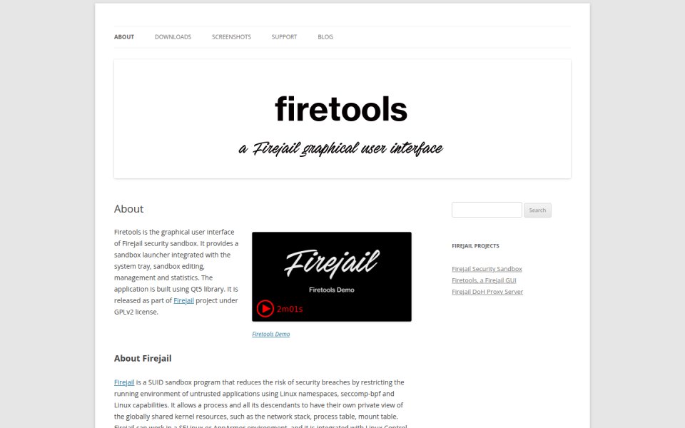 Firejail Configuration Wizard