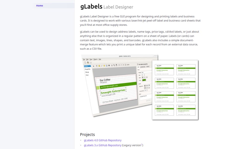 gLabels