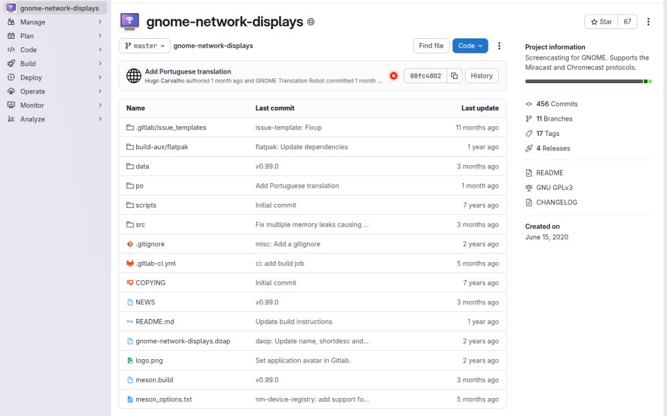 GNOME Network Displays