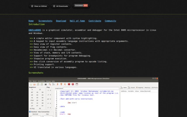 GNUSim8085