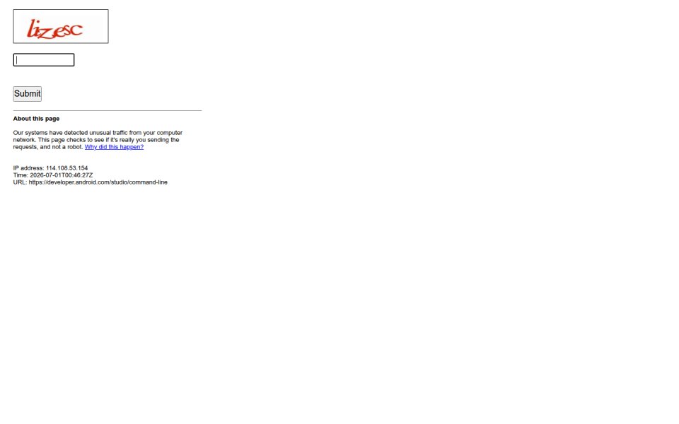Android Command-line Tools 10.0 설치기