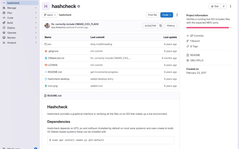 Hashcheck
