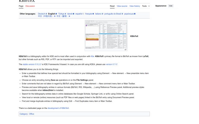 KBibTeX