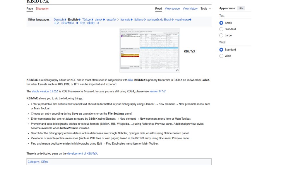 KBibTeX