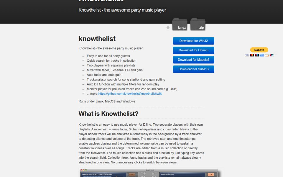 Knowthelist