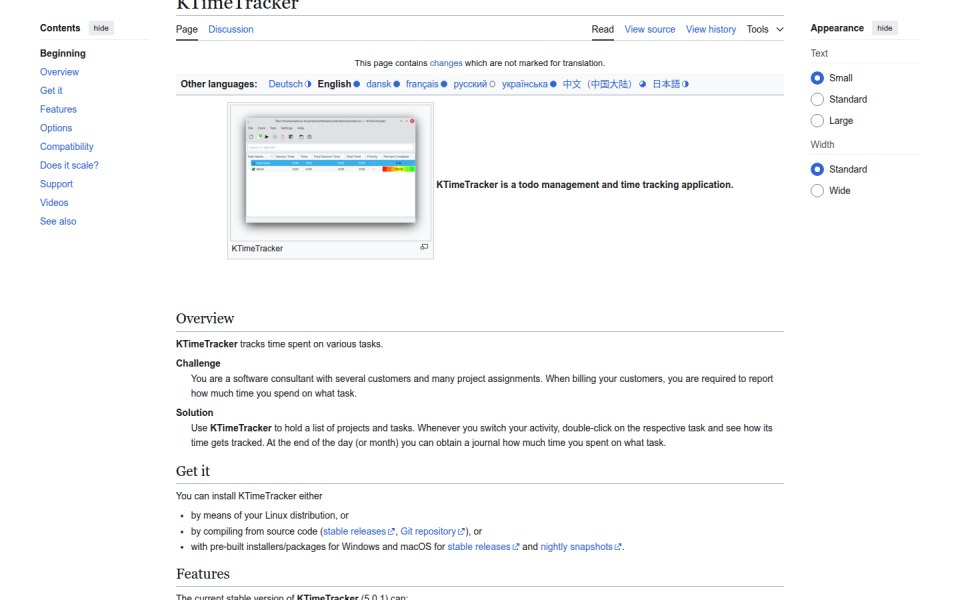 KTimeTracker