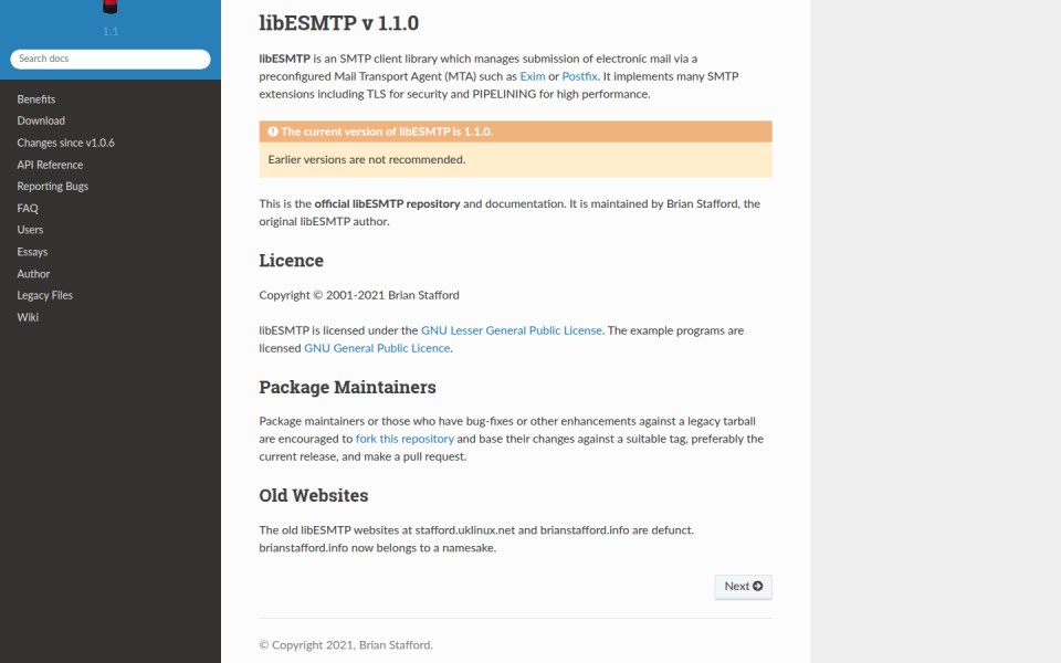 Libesmtp6
