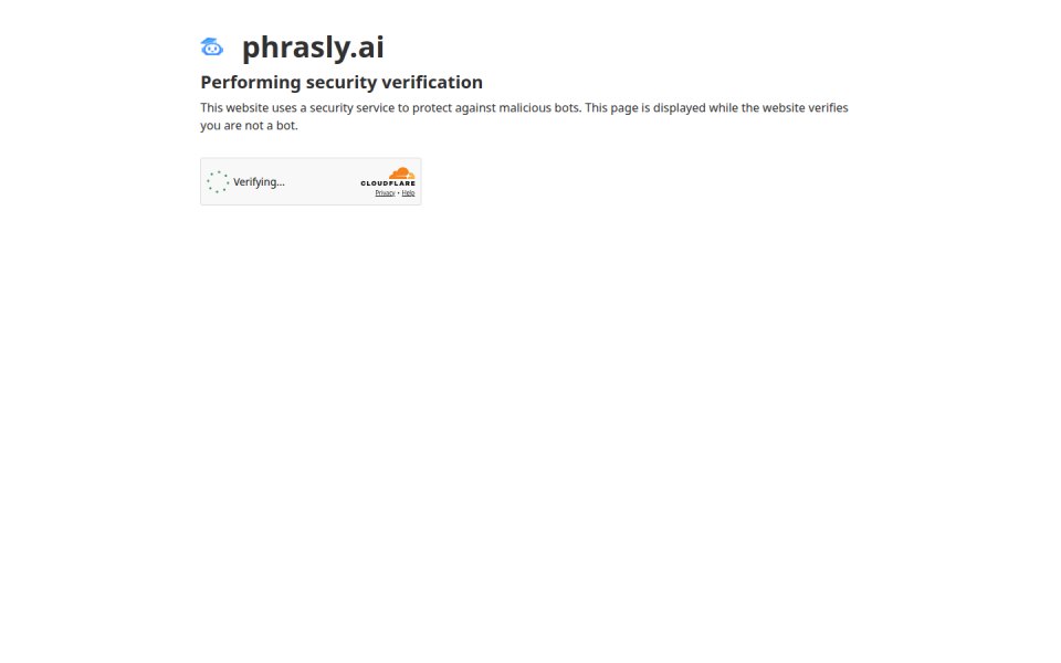 Phrasly AI