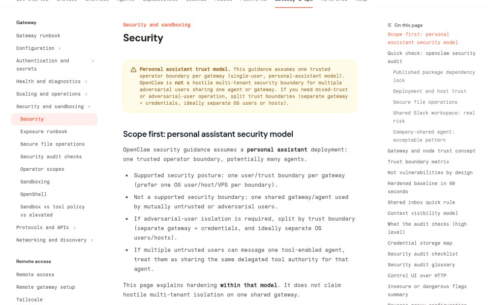 Security best practices