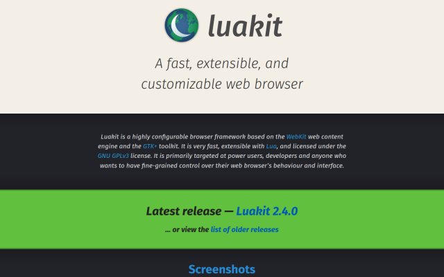 Luakit