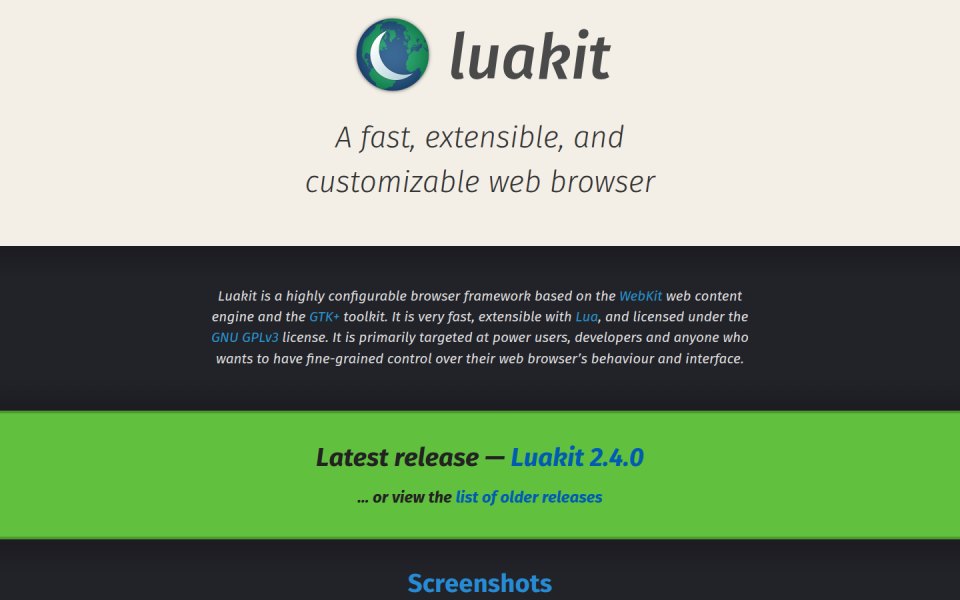 Luakit