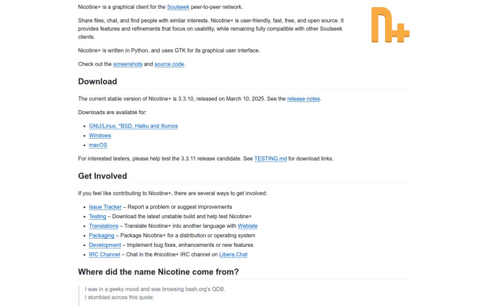 Nicotine+