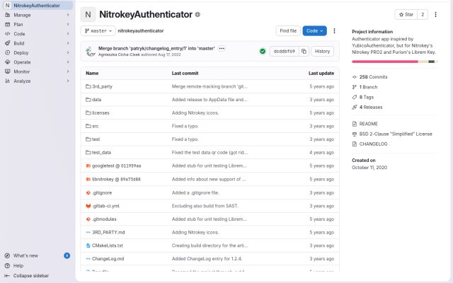 Nitrokey Authenticator