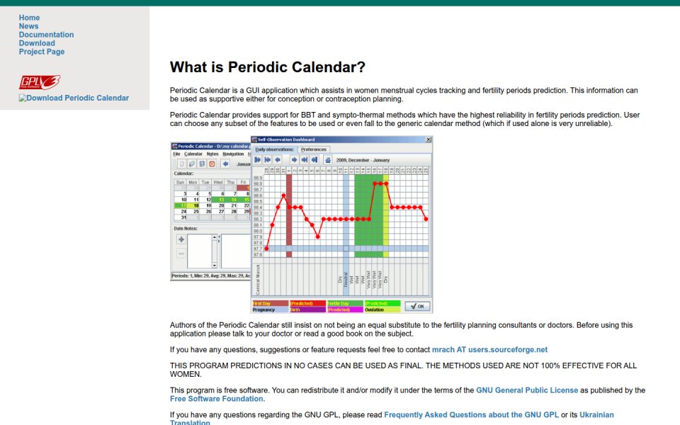 Periodic Calendar