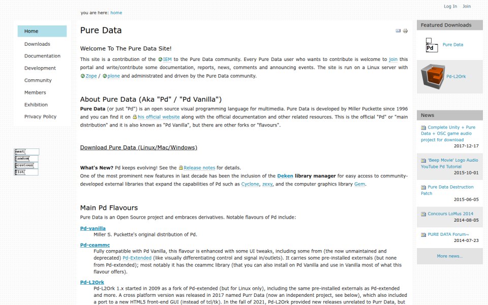 Pure Data (Pd)