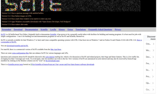 SciTE Text Editor