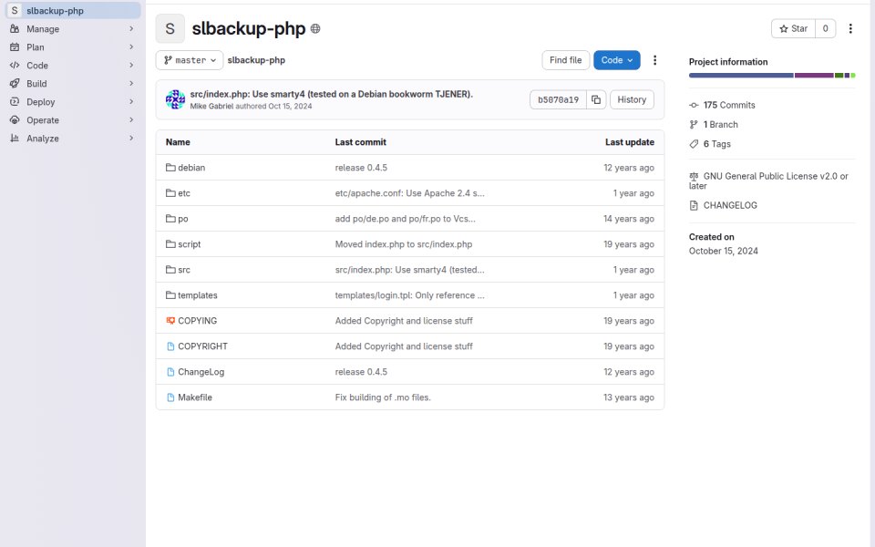 Slbackup-Php