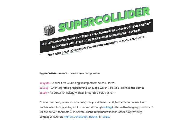 SuperCollider Emacs (scel)