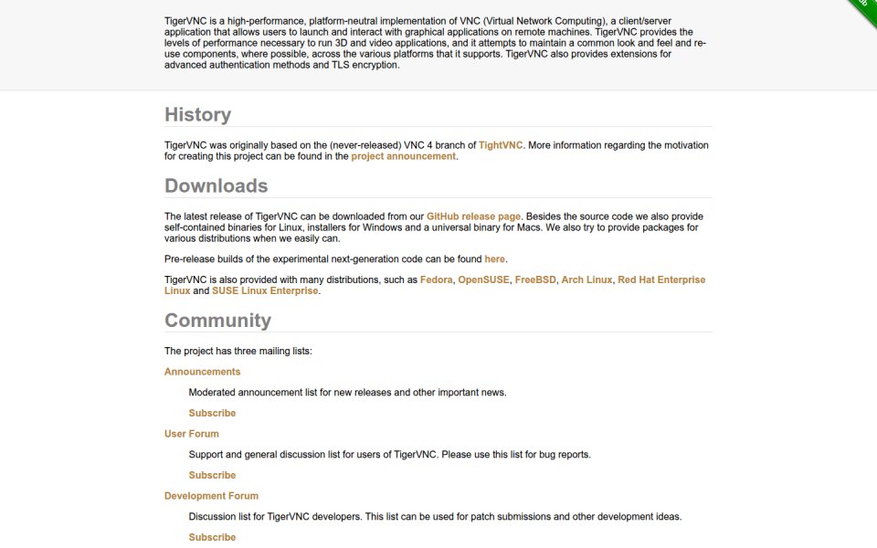 TigerVNC Viewer