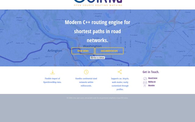 Open Source Routing Machine (OSRM)