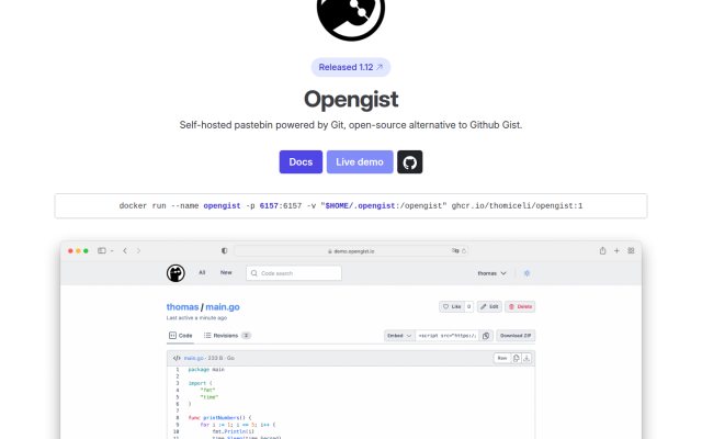 Opengist