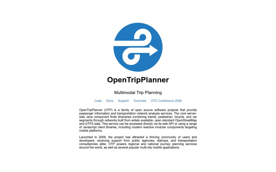 OpenTripPlanner