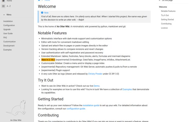 Otter Wiki
