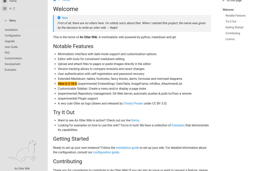 Otter Wiki
