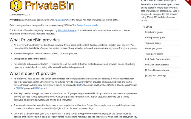 PrivateBin