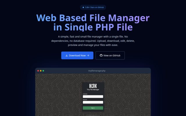 Tiny File Manager