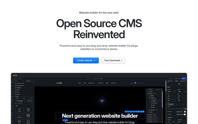 Vvveb CMS
