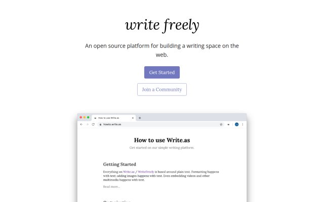 WriteFreely