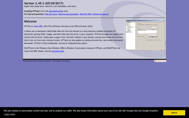 Browse Mirrored Websites