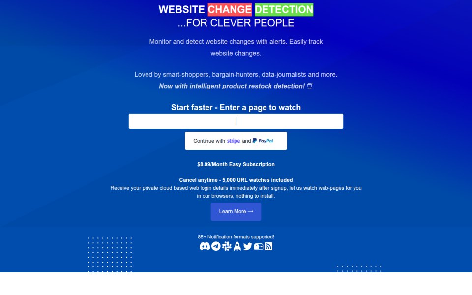 Changedetection.Io