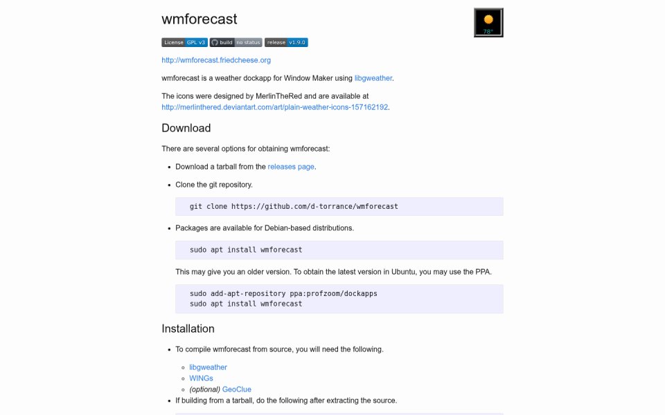 Wmforecast