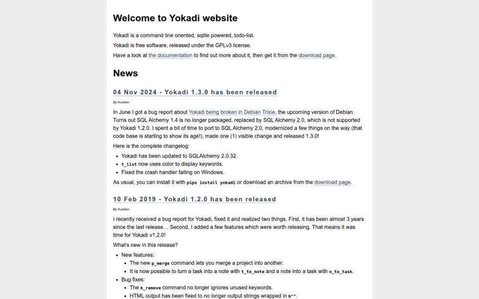 Yokadi