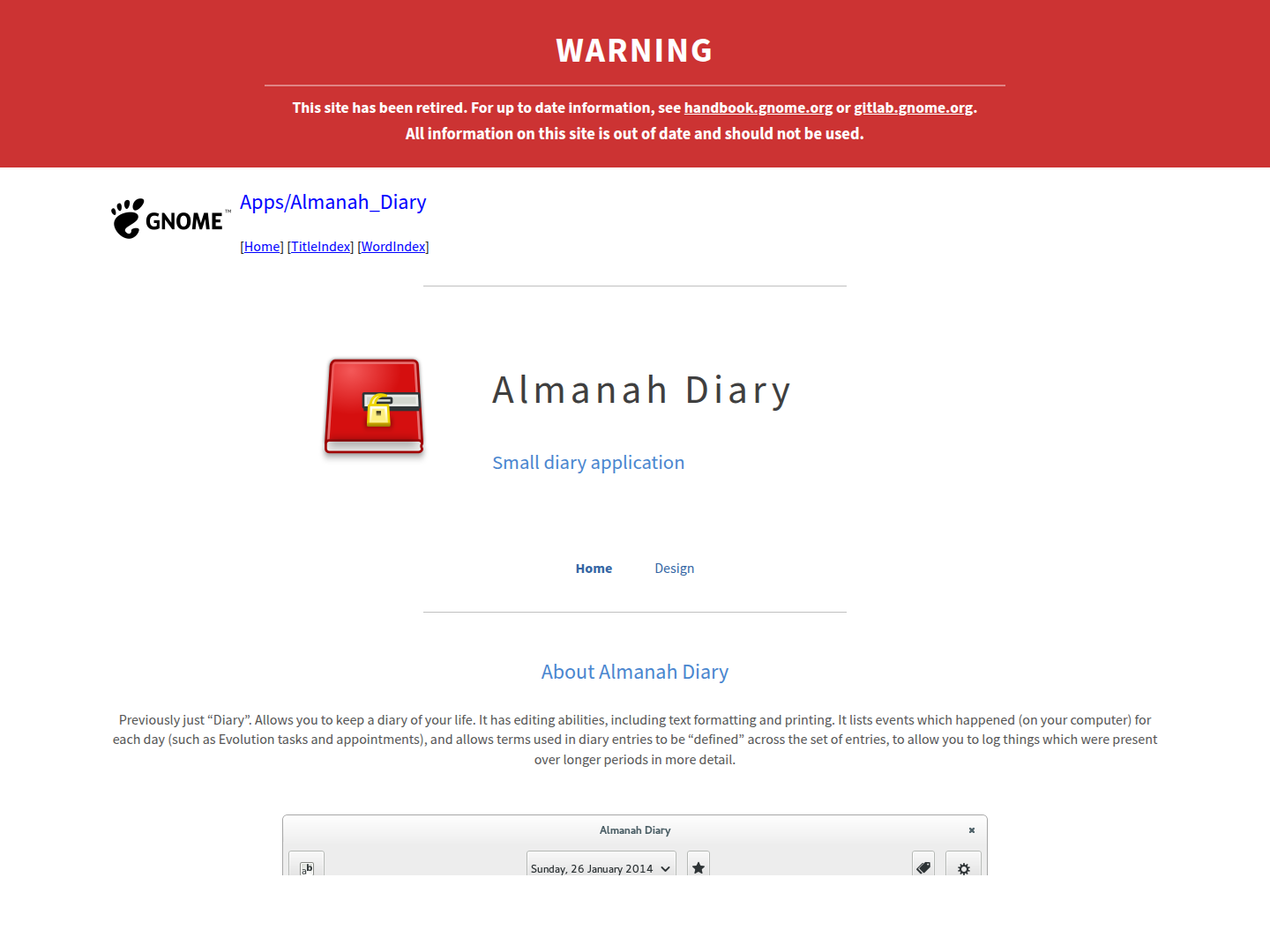Almanah Diary