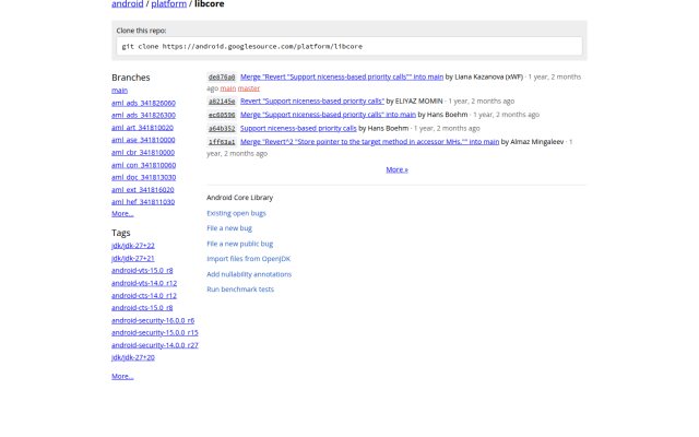 Android Platform Libcore Headers