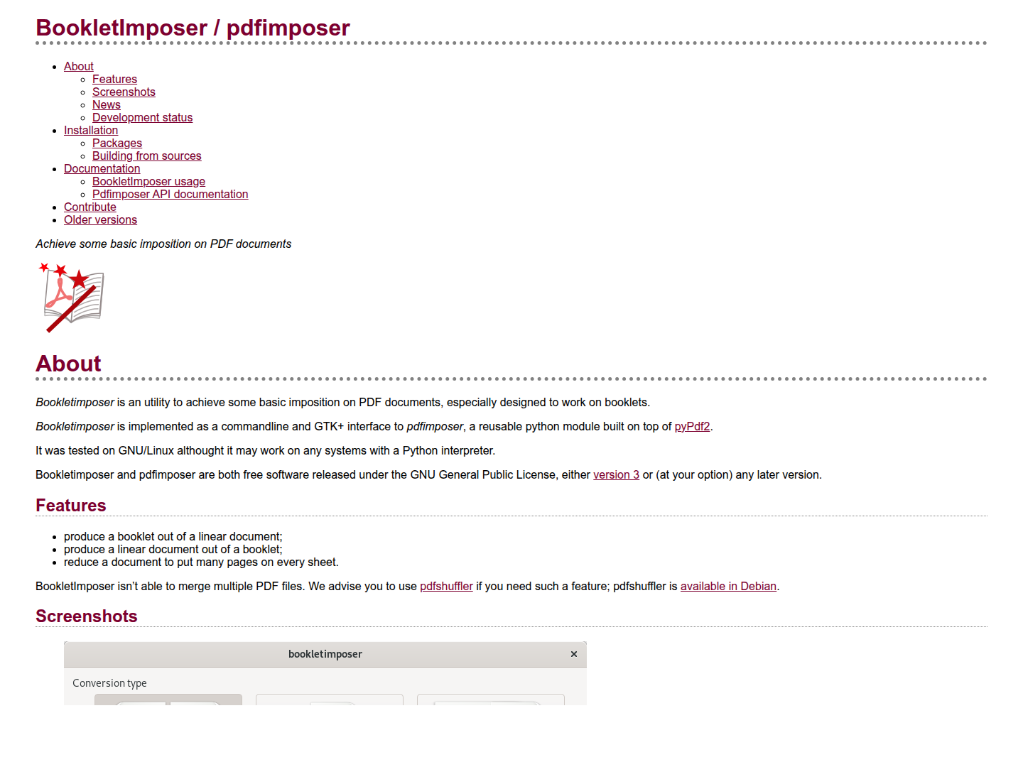Bookletimposer