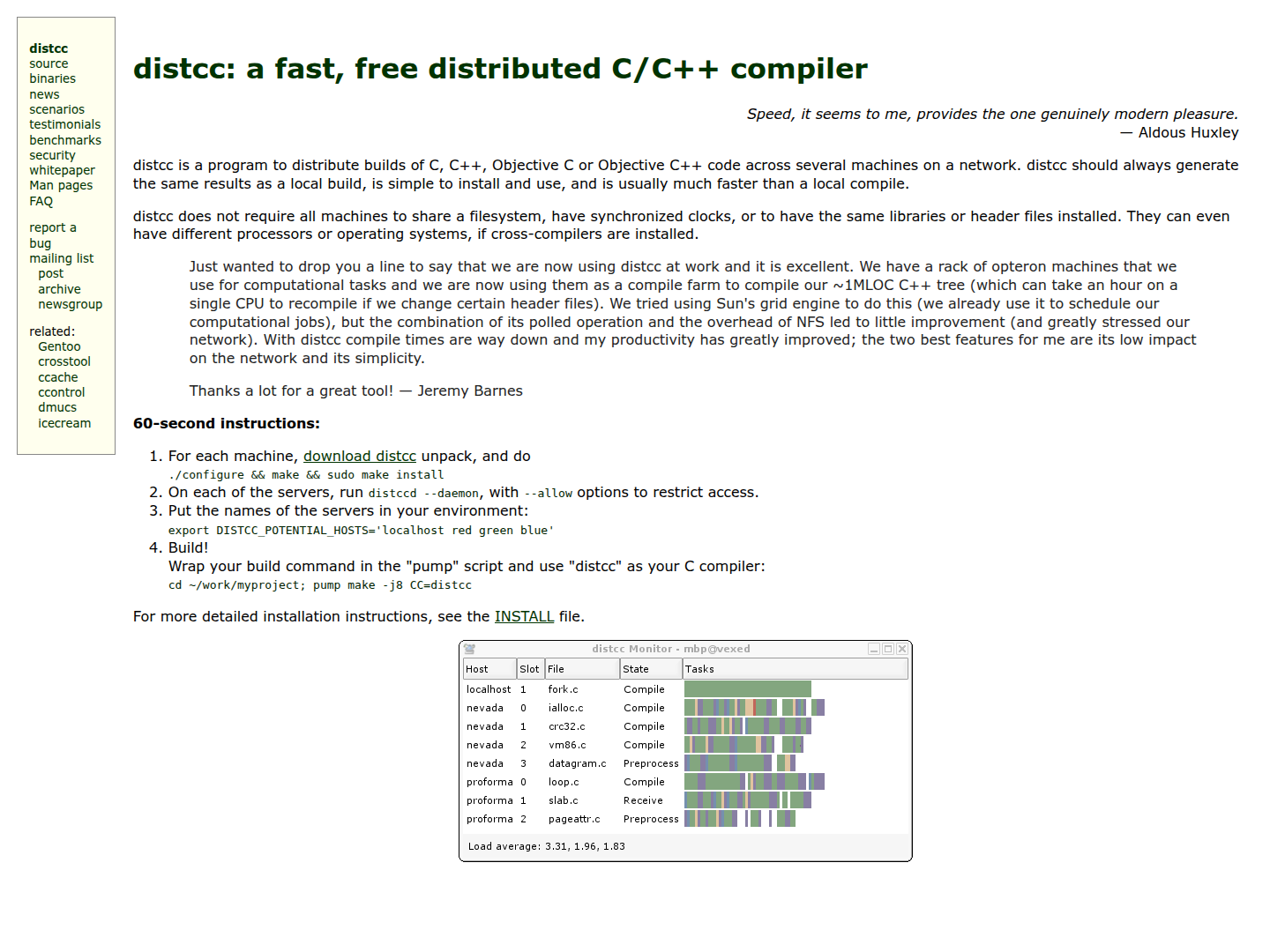 Distcc Monitor
