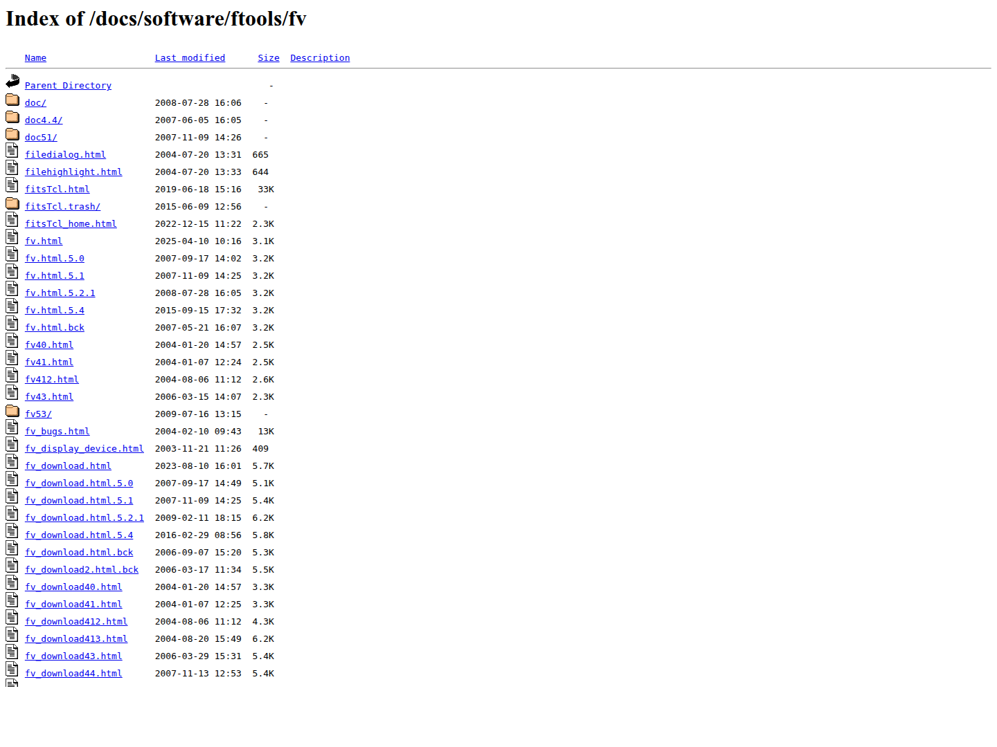 fv FITS Editor