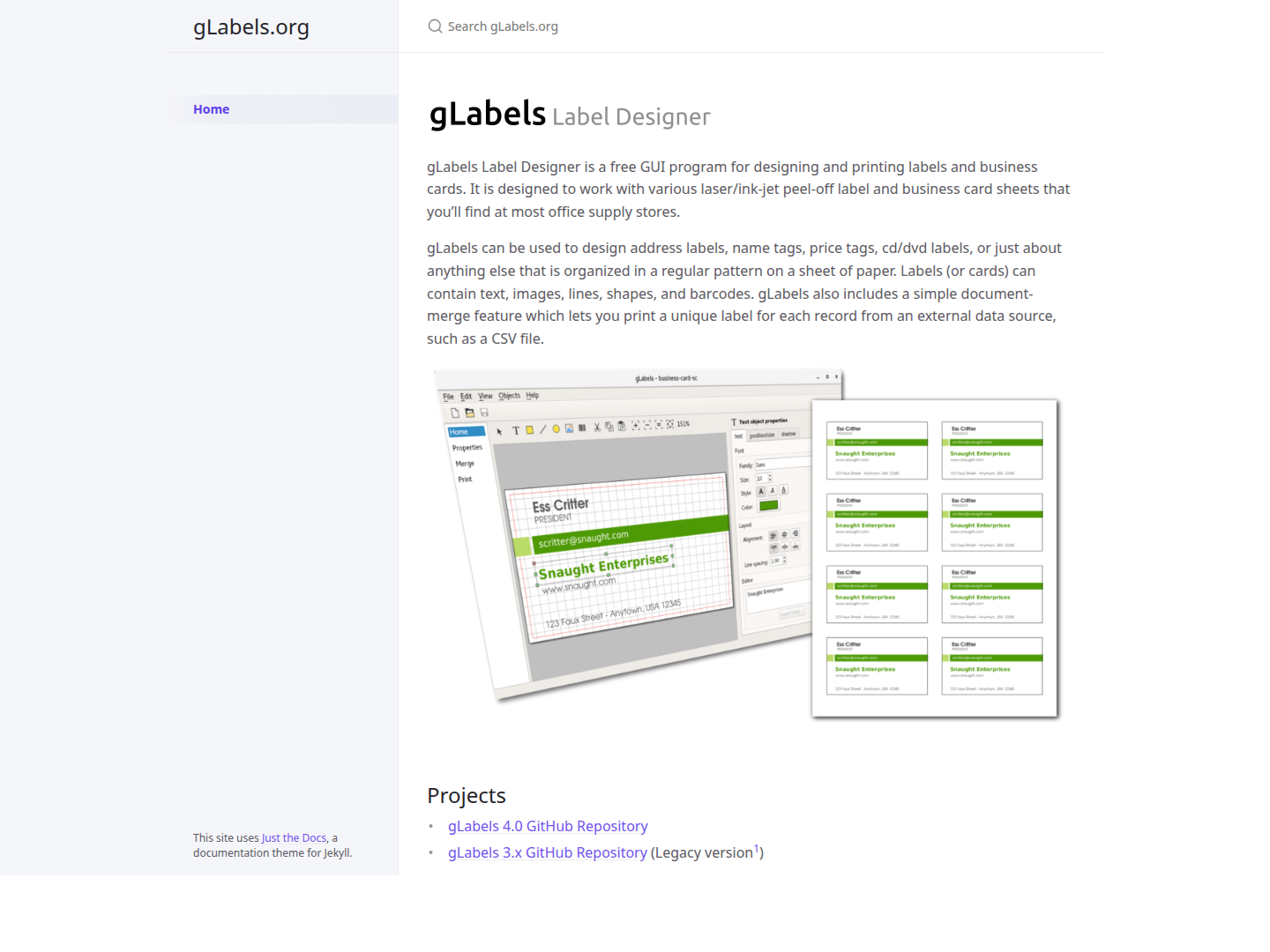 gLabels