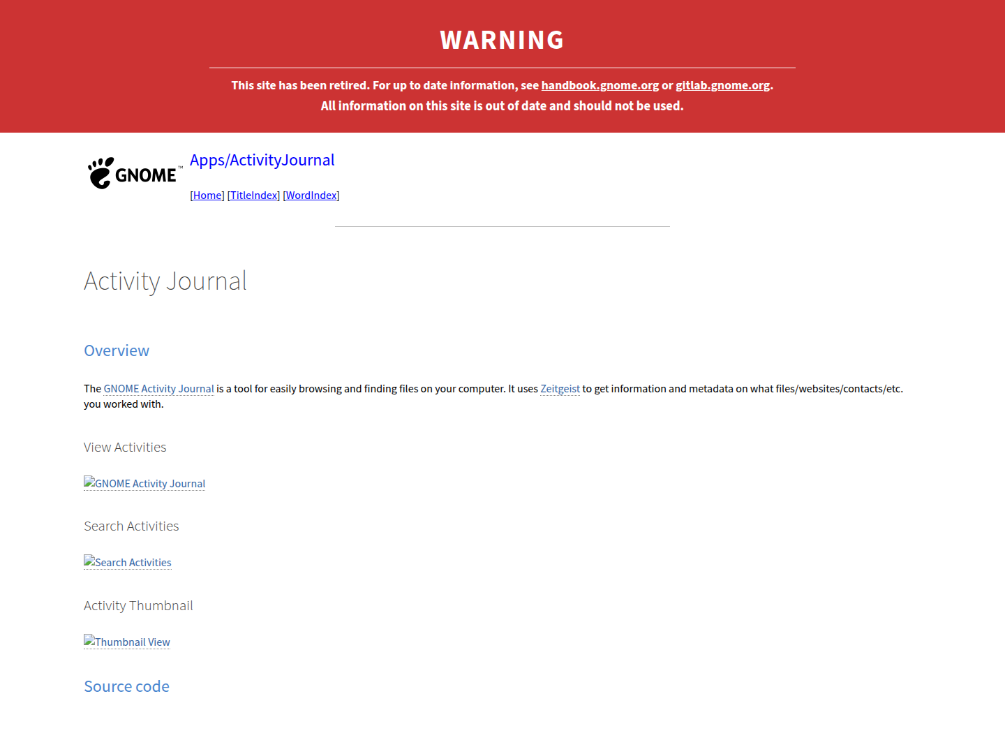 Activity Journal