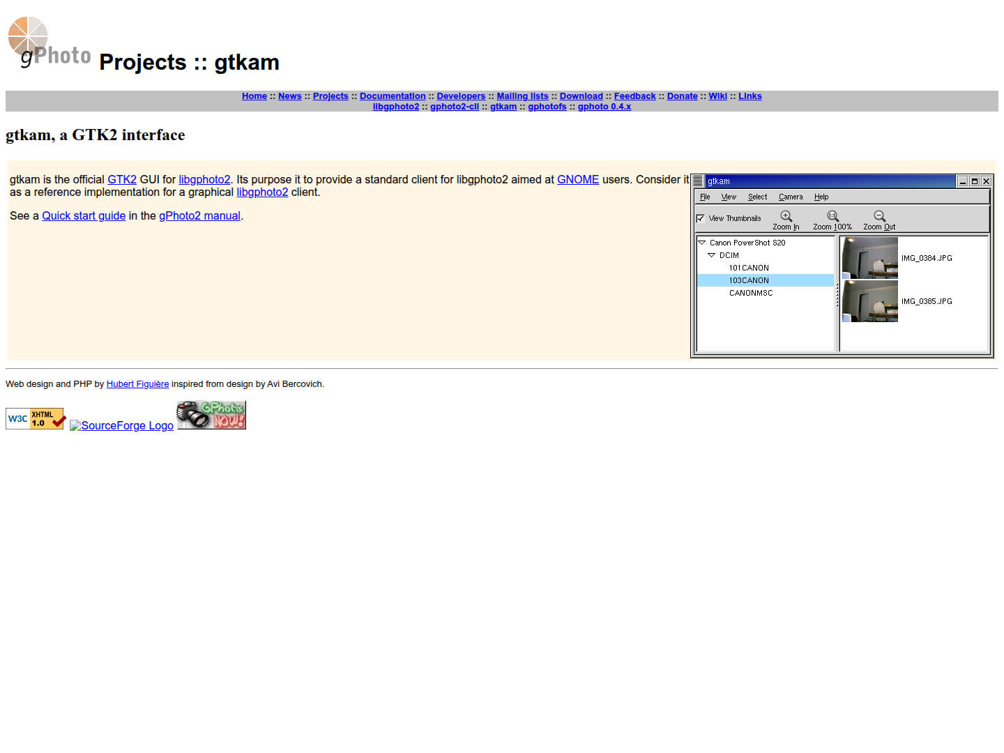 Gtkam Digital Camera Browser
