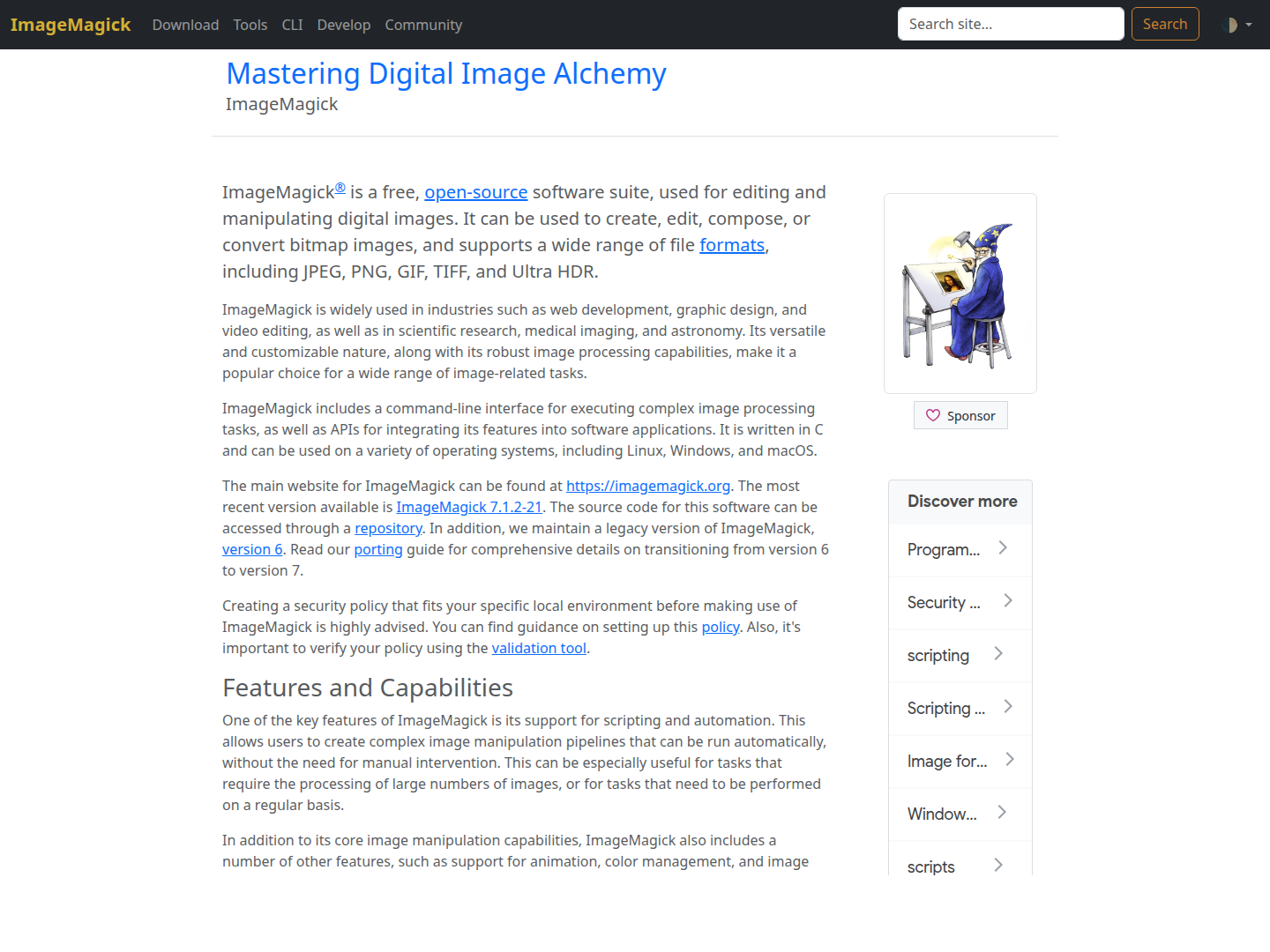 ImageMagick (color depth=q16)