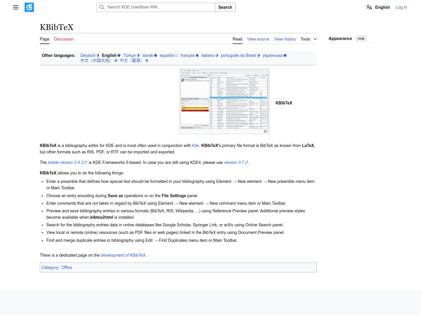 KBibTeX